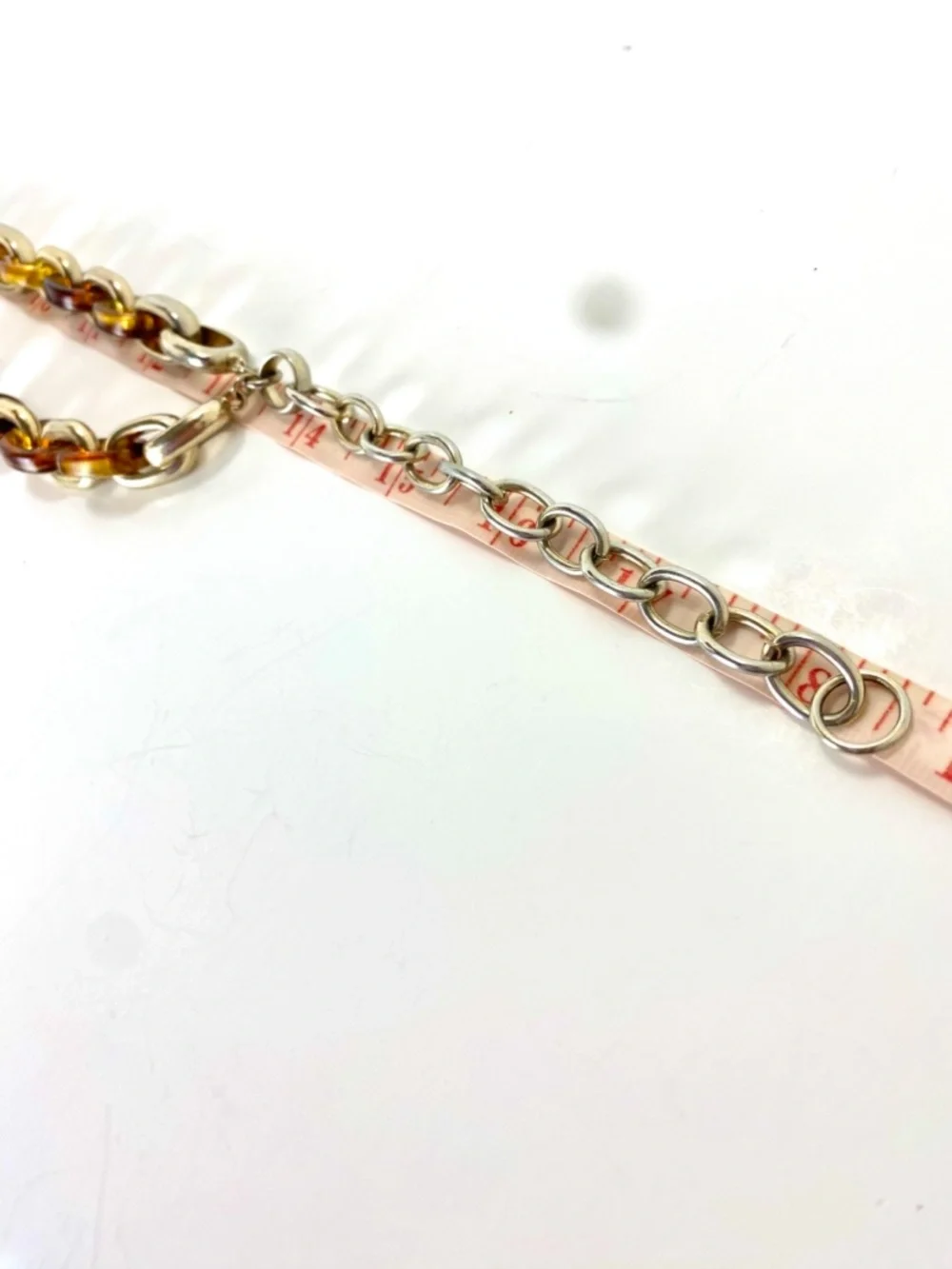 Banana Republic Chunky Silver-Tone and Tortoiseshell Link Statement Necklace